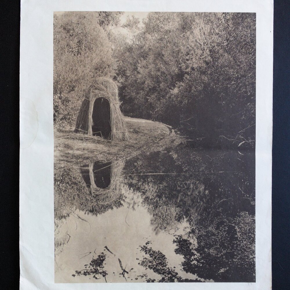 FISHING CAMP - LAKE POMO #108 Edward Sheriff Curtis Print
